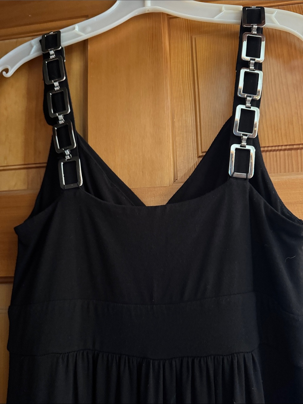 Chico’s maxi dress metal trim S